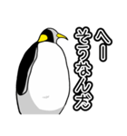 素直なペンギンスタンプ（個別スタンプ：3）