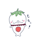シロイルカいちごもっちー（個別スタンプ：3）