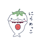 シロイルカいちごもっちー（個別スタンプ：8）
