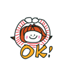 おかっぱさーちゃん日常スタンプ part2（個別スタンプ：3）