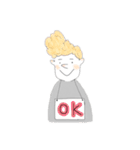 ほんわか男女。（個別スタンプ：4）