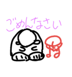 こころちゃんとシロクマくん（個別スタンプ：3）