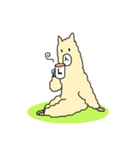 敬語も話せるアルパカ（個別スタンプ：36）