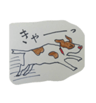 赤いはなのぶち犬（個別スタンプ：8）