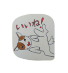 赤いはなのぶち犬（個別スタンプ：13）