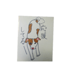 赤いはなのぶち犬（個別スタンプ：24）