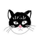 しろくろの猫（個別スタンプ：1）
