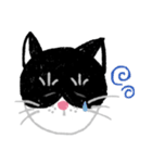 しろくろの猫（個別スタンプ：4）