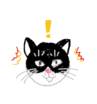 しろくろの猫（個別スタンプ：6）