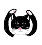 しろくろの猫（個別スタンプ：7）