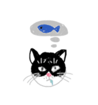 しろくろの猫（個別スタンプ：10）