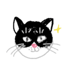 しろくろの猫（個別スタンプ：16）