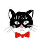 しろくろの猫（個別スタンプ：24）