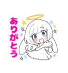 ほんわか白天使ちゃん（個別スタンプ：3）