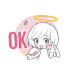 ほんわか白天使ちゃん（個別スタンプ：7）