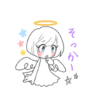 ほんわか白天使ちゃん（個別スタンプ：24）