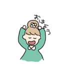 ハッピースマイル！おしばさん（個別スタンプ：4）