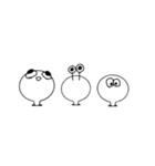 ちょこっとでてる生き物達。（個別スタンプ：40）