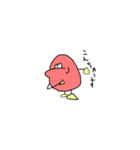 赤くて丸いやつ 敬語ver（個別スタンプ：7）