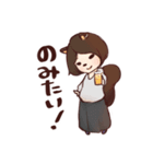 飲みめんアニマルスタンプver.1（個別スタンプ：2）