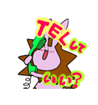 うさぎライオン（個別スタンプ：12）