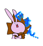 うさぎライオン（個別スタンプ：19）