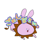 うさぎライオン（個別スタンプ：21）