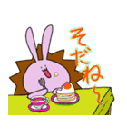 うさぎライオン（個別スタンプ：23）