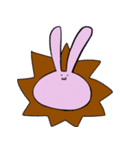 うさぎライオン（個別スタンプ：39）