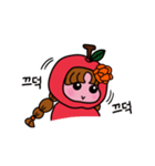 酸っぱいリンゴが好き（個別スタンプ：7）