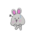 かおデカうさぎ（個別スタンプ：3）