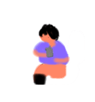 僕のゆるい一日（個別スタンプ：7）