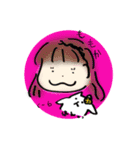 ももちゃん専用スタンプ手書きももちゃん（個別スタンプ：1）