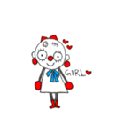 シロマルパッチリ（個別スタンプ：18）