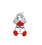 シロマルパッチリ（個別スタンプ：34）
