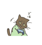 ふくをきたねこ（個別スタンプ：6）