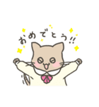 ふくをきたねこ（個別スタンプ：9）