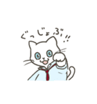 ふくをきたねこ（個別スタンプ：11）