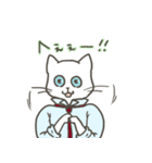 ふくをきたねこ（個別スタンプ：35）