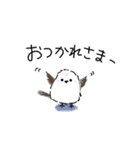ゆるかわフクロウたち【家族連絡用】（個別スタンプ：1）