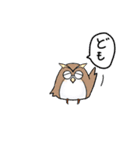 ゆるかわフクロウたち【家族連絡用】（個別スタンプ：23）