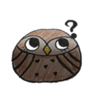 ダルマふくろうちゃん（個別スタンプ：4）
