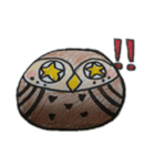 ダルマふくろうちゃん（個別スタンプ：5）