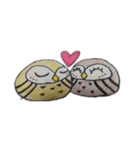 ダルマふくろうちゃん（個別スタンプ：8）