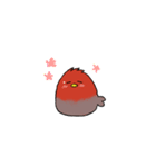 赤いとりと黒いとり（個別スタンプ：5）