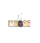 赤いとりと黒いとり（個別スタンプ：19）