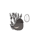 赤いとりと黒いとり（個別スタンプ：20）