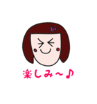 ぱっつんおかっぱ女子（個別スタンプ：20）