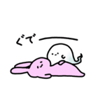 うさぎとちいさなおばけさん1（個別スタンプ：26）