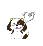 バう子はシーズー犬（個別スタンプ：16）
